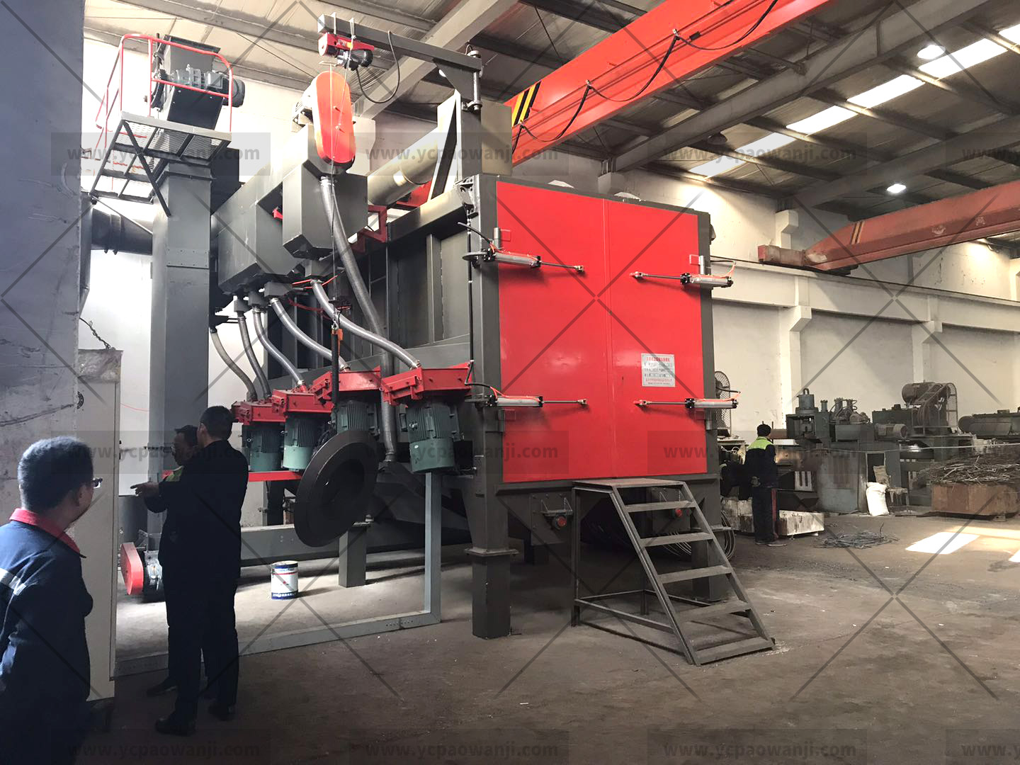 線材盤圓拋丸機(jī)鋼筋拋丸特點及其性能有哪些？