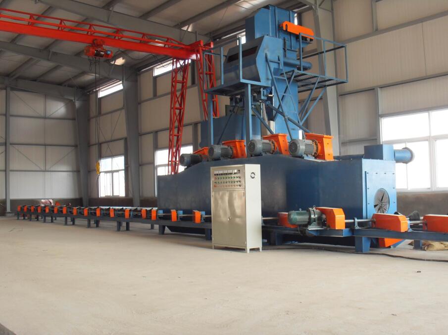 江蘇拋丸機除銹設備 4 鋼管內/外壁拋丸機 4