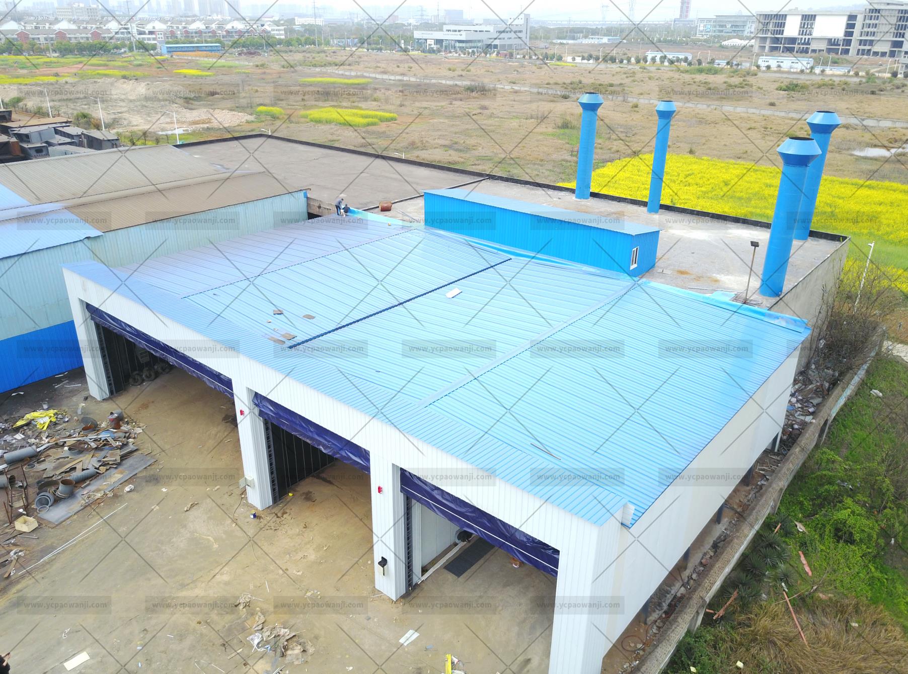 江蘇拋丸機除銹設(shè)備 1 噴砂房 1