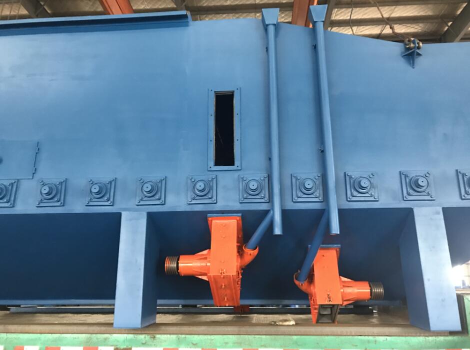 成功發(fā)貨至廣西南寧一臺環(huán)保節(jié)能的H型鋼結構拋丸機 2